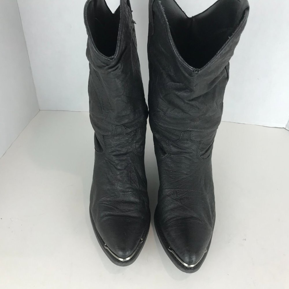 Dingo black leather boots, US 7.5 - Picture 2 of 10